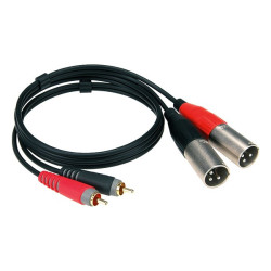 Klotz CABO AUDIO AT CM0300 3m 2 RCA/2 XLR