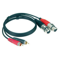 Klotz CABO AUDIO AT CF0300 3m 2 RCA/2 XLR