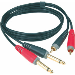 Klotz CABO AUDIO AT CJ0100 1m 2 Jack/2 RCA