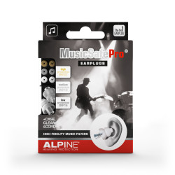 Alpine PROTEÇÃO AUDITIVA MusicSafe Pro 3 Níveis Transparente