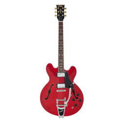 Vintage VSA500BCR ReIssued c/Bigsby Cherry Red