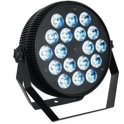 FOS PROJETOR LED PAR LED 18x 10W RGBW DMX