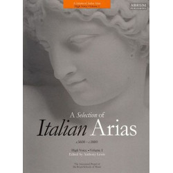 ABRSM LIVRO A Selection of Italian Arias High Voice   Volume 1