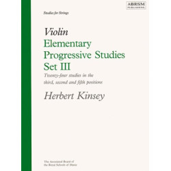 ABRSM LIVRO Violin Elementary Progressive Studies Set 3