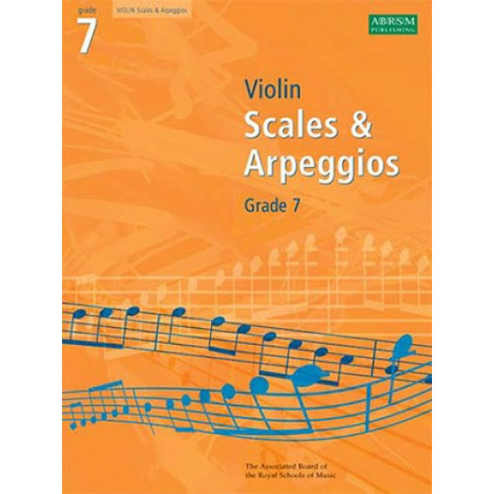 ABRSM LIVRO Violin Scales & Arpeggios - Grade 7