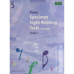 ABRSM LIVRO Piano Specimen Sight Reading Tests   Grade 5