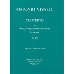 ABRSM LIVRO Antonio Vivaldi: Oboe Concerto in A minor RV461