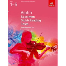 ABRSM LIVRO Specimen Sight Reading Tests for Violin   Grade 1 5