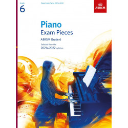 ABRSM LIVRO Piano Exam Pieces 2021&2022 Grade 6