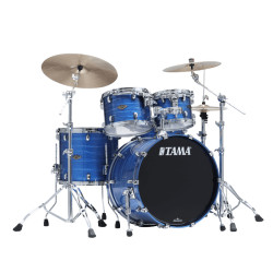 Tama Starclassic Walnut/Birch 3pc LOR Lacquer Ocean Blue Ripple