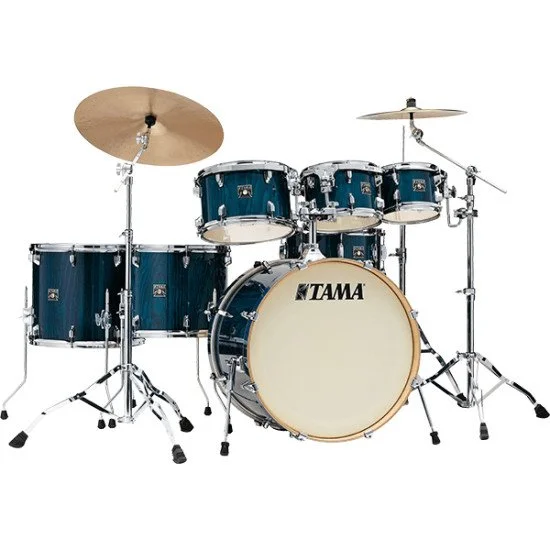 Tama Superstar Classic 7pc PGHP Gloss Sapphire Lacebark Pine