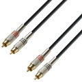 Adam Hall CABO AUDIO K3TCC0100 1m 2 RCA/2 RCA