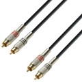 Adam Hall CABO AUDIO K3TCC0600 6m 2 RCA/2 RCA