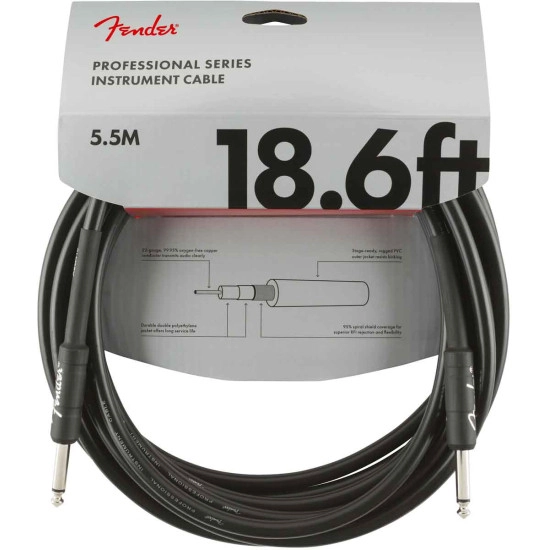 Fender Professional Series 5,5m Jack/Jack Black