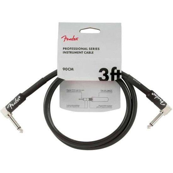 Fender CABO PATCH Professional Series 0,90m Jack/Jack Black