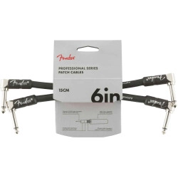 Fender CABO PATCH Professional Series 0,15m Black (2 Pack)