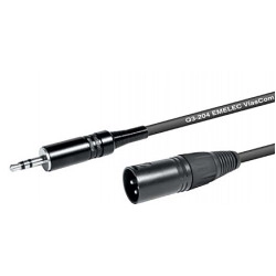 Emelec ViasCom CABO AUDIO 1m Jack 3,5 M Stereo/XLR M Unbalanced