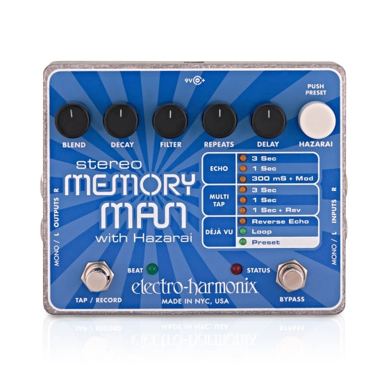 Electro Harmonix Stereo Memory Man c/ Hazarai