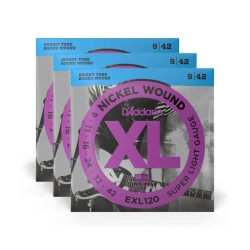 Daddario EXL120 3D Nickel Wound 09 42