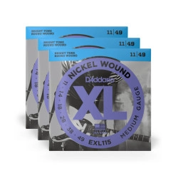 Daddario EXL115 3D Nickel Wound 11 49