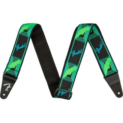 Fender Neon Monogrammed GRN/BLUE