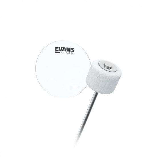 Evans EQPC1 Single Pedal Patch Clear Plastic
