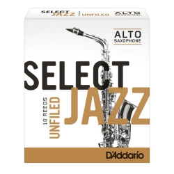 Daddario Select Jazz Unfiled Saxofone Alto 2 Medium (10 Un)