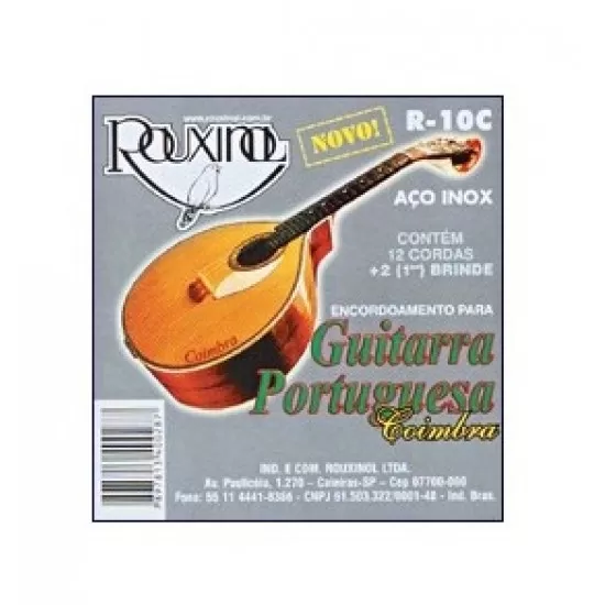 ROUXINOL SET CORDAS Guitarra Portuguesa Coimbra R 10C