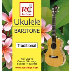 RC Strings SET CORDAS Ukulele UKB40 Baritono