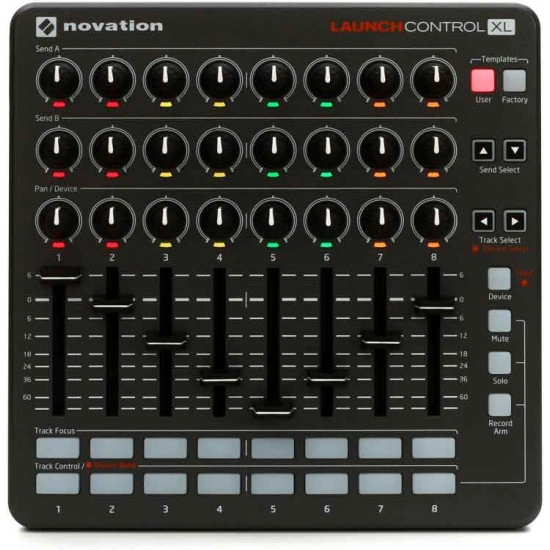 NOVATION CONTROLADOR MIDI LaunchControl XL