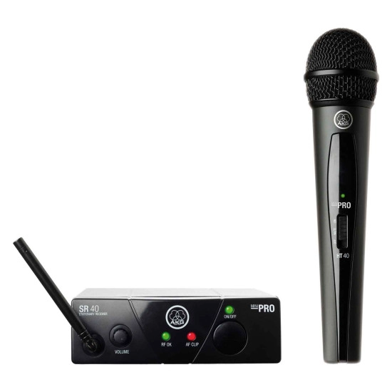 AKG SISTEMA MICROFONE MAO WMS40 Mini Vocal Set BD US45C