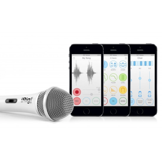 IK MULTIMEDIA MICROFONE CONDENSADOR iRig Voice White