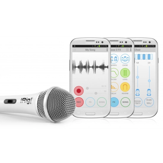 IK MULTIMEDIA MICROFONE CONDENSADOR iRig Voice White