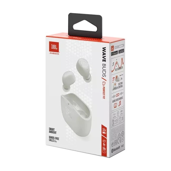 JBL AURICULARES BLUETOOTH Wave Buds WHT