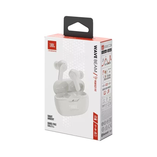 JBL AURICULARES BLUETOOTH Wave Beam WHT