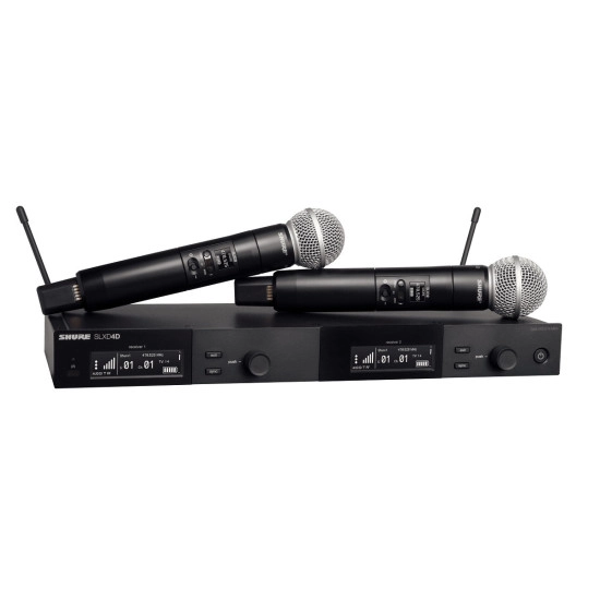 Shure SISTEMA MICROFONE MAO SLXD24DE/SM58 G59 (470 514MHz)