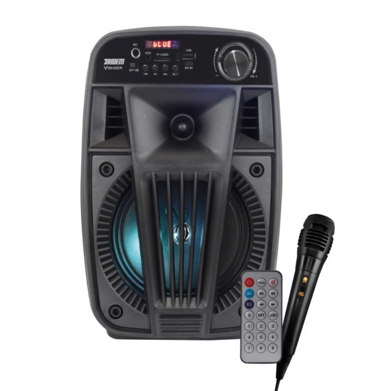 Ridem 6,5″ VSINGER 100W USB/SD/BT/BAT/TWS + 1 Microfone