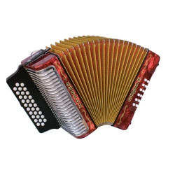 Hohner CONCERTINA CORONA III Red GCF