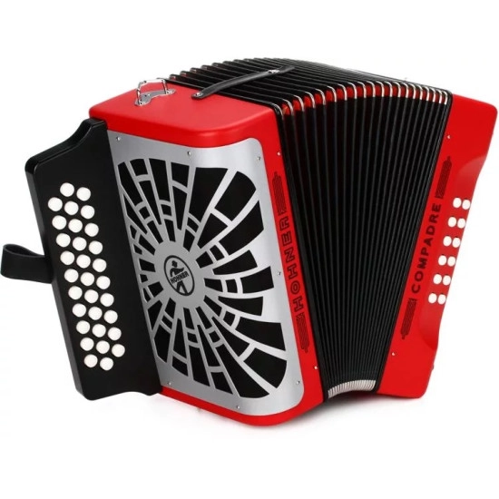 Hohner CONCERTINA Compadre Vermelha GCF