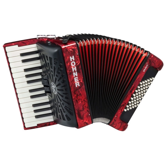 Hohner ACORDEAO Bravo II 48 Silent Key Vermelho