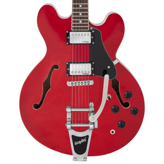 Vintage VSA500BCR ReIssued c/Bigsby Cherry Red