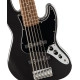 Squier Affinity Jazz Bass VI LRL Black Metallic