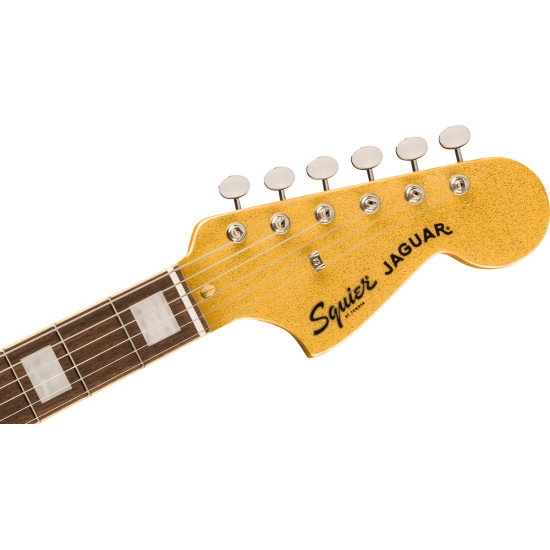 Squier LTD ED Classic Vibe '70s Jaguar LRL Gold Sparkle