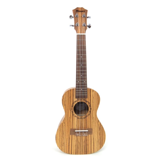 Maori UKULELE Concerto Koa Zebra WK 2C