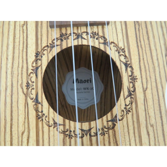 Maori UKULELE Concerto Koa Zebra WK 2C