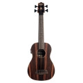 Kala UKELELE BAIXO ELETRIFICADO U Bass Striped Ebony