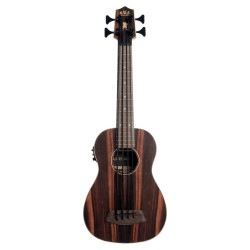 Kala UKELELE BAIXO ELETRIFICADO U Bass Striped Ebony