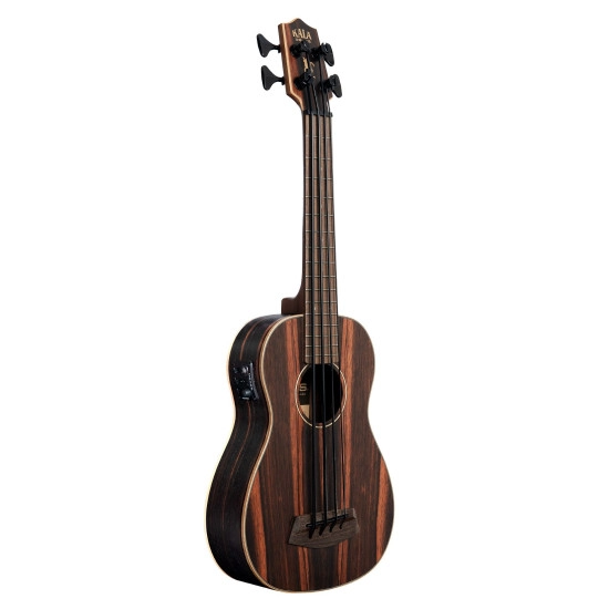 Kala UKELELE BAIXO ELETRIFICADO U Bass Striped Ebony