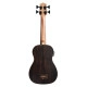 Kala UKELELE BAIXO ELETRIFICADO U Bass Striped Ebony