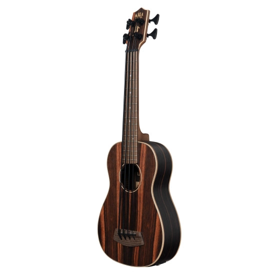 Kala UKELELE BAIXO ELETRIFICADO U Bass Striped Ebony